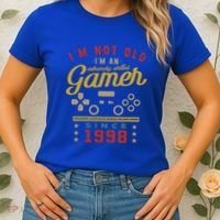 IM Not Old IM A Skilled Gamer 1998 Videogame Gaming Gift Women's T-Shirt thumb 2