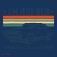 I’M Not Old Im Classic Funny Car Birthday Novelty Visor thumb 3