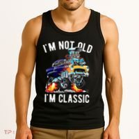 Im Not Old Im Classic Funny Hotrod Classic Car Cartoon Tank Top thumb 3
