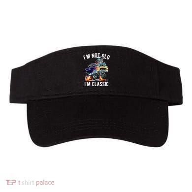 Im Not Old Im Classic Funny Hotrod Classic Car Cartoon Visor