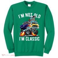 Im Not Old Im Classic Funny Hotrod Classic Car Cartoon Sweatshirt thumb 0