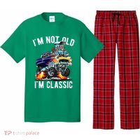 Im Not Old Im Classic Funny Hotrod Classic Car Cartoon Pajama Set thumb 0