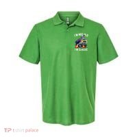 Im Not Old Im Classic Funny Hotrod Classic Car Cartoon Polo thumb 0