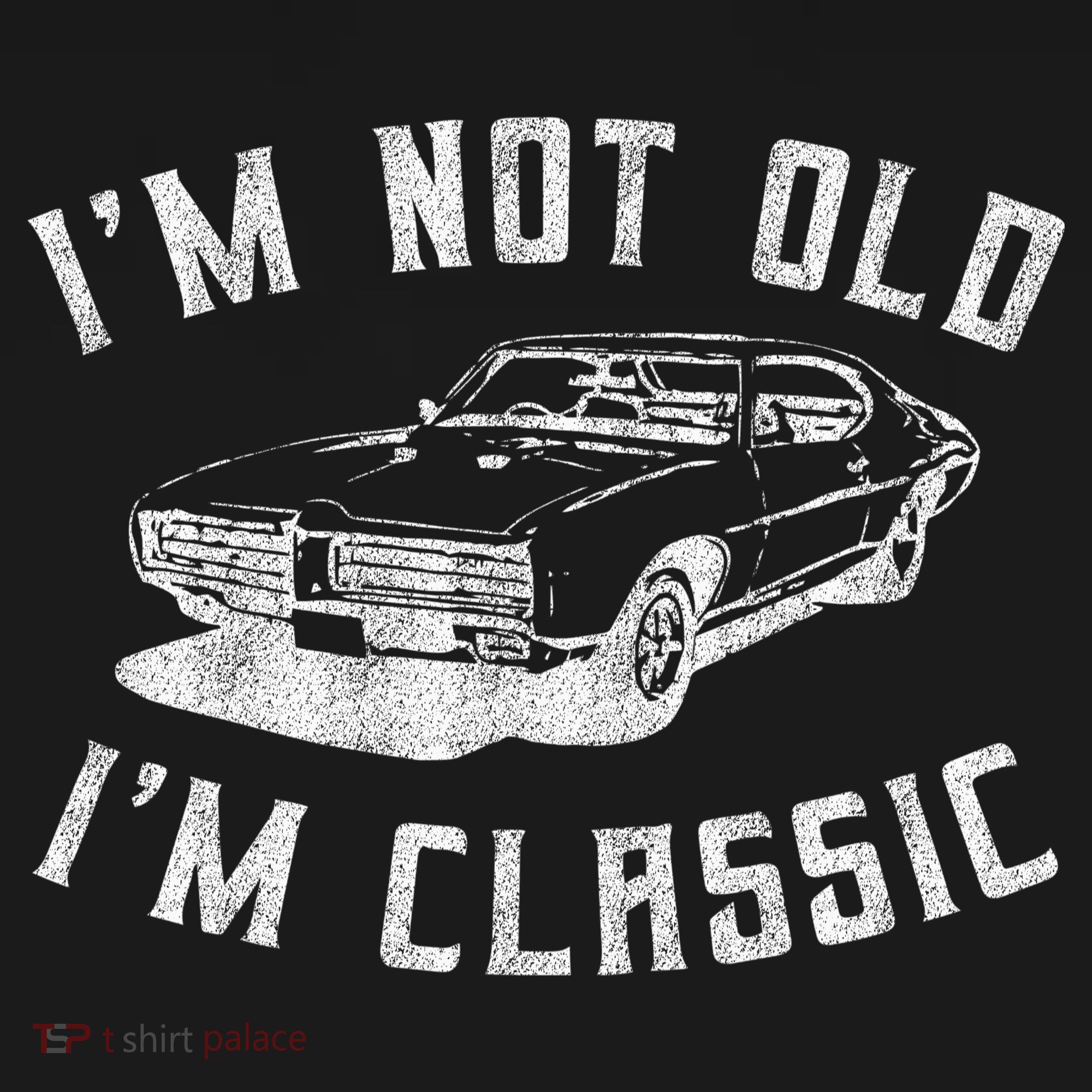 I'm Not Old I'm Classic Funny Car Graphic Mens & Womens Apron