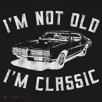 I'm Not Old I'm Classic Funny Car Graphic Mens & Womens Visor thumb 3