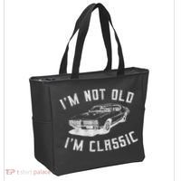 I'm Not Old I'm Classic Funny Car Graphic Mens & Womens Tote Bag thumb 2