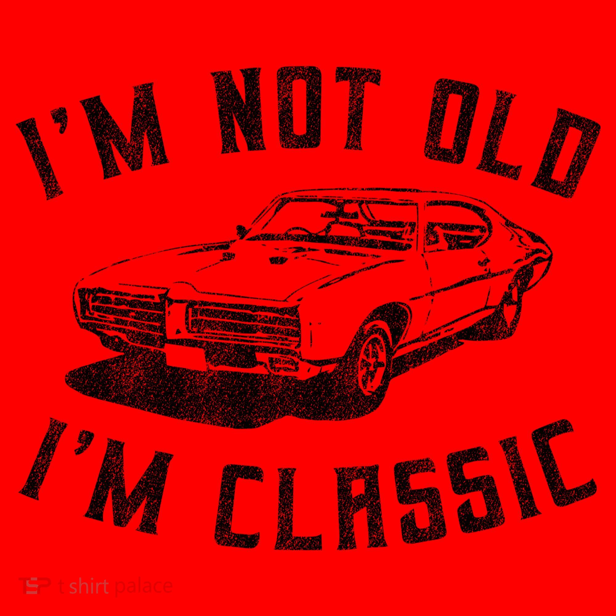 I'm Not Old I'm Classic Funny Car Graphic Mens & Womens Santa Hat