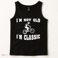 IM Not Old IM Classic Who Love Retro Bmx Bikes Tank Top thumb 2