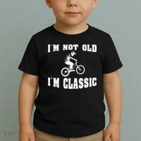 IM Not Old IM Classic Who Love Retro Bmx Bikes Toddler T-Shirt thumb 2