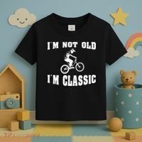 IM Not Old IM Classic Who Love Retro Bmx Bikes Toddler T-Shirt thumb 3
