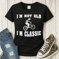 IM Not Old IM Classic Who Love Retro Bmx Bikes Women's T-Shirt thumb 3