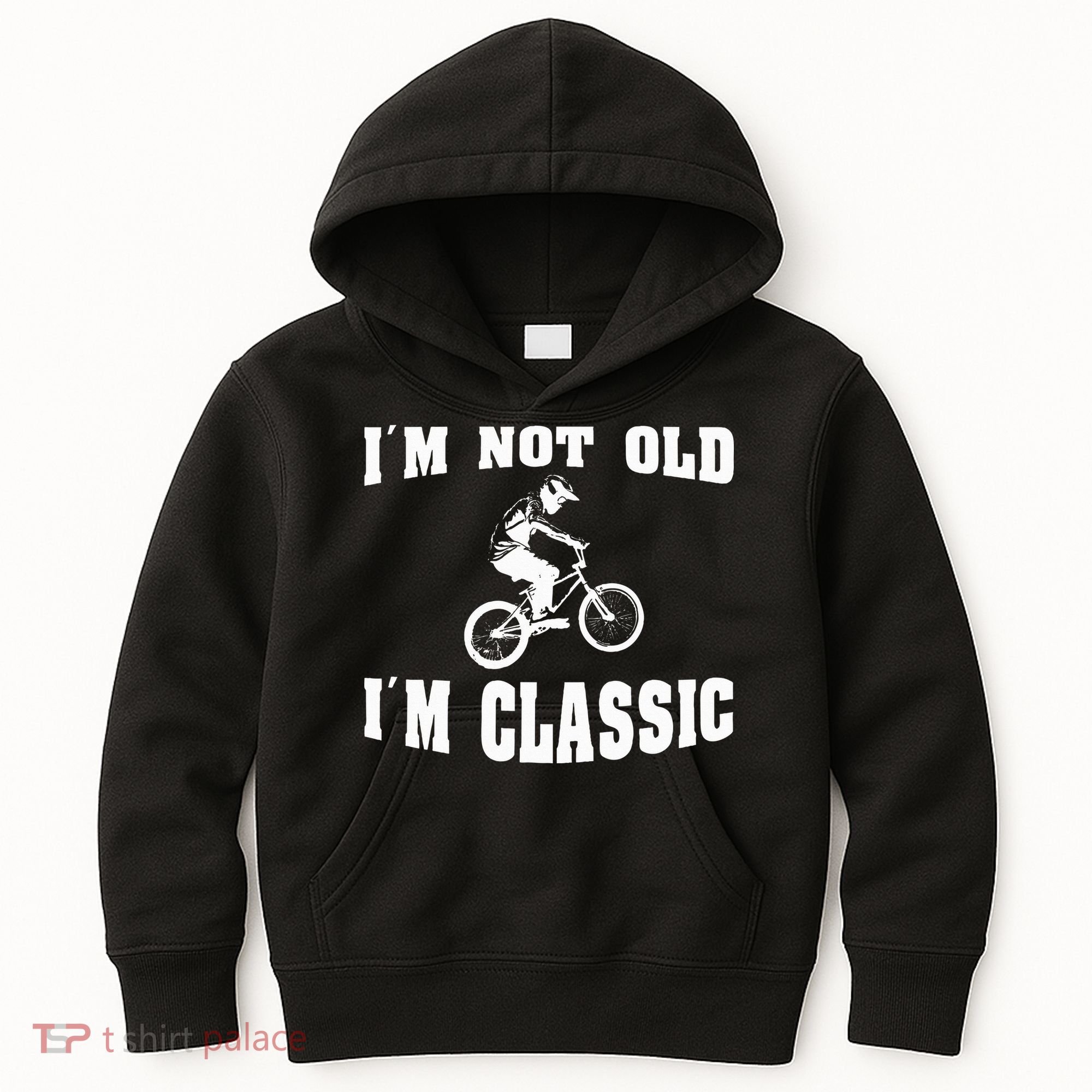 IM Not Old IM Classic Who Love Retro Bmx Bikes Kids Hoodie