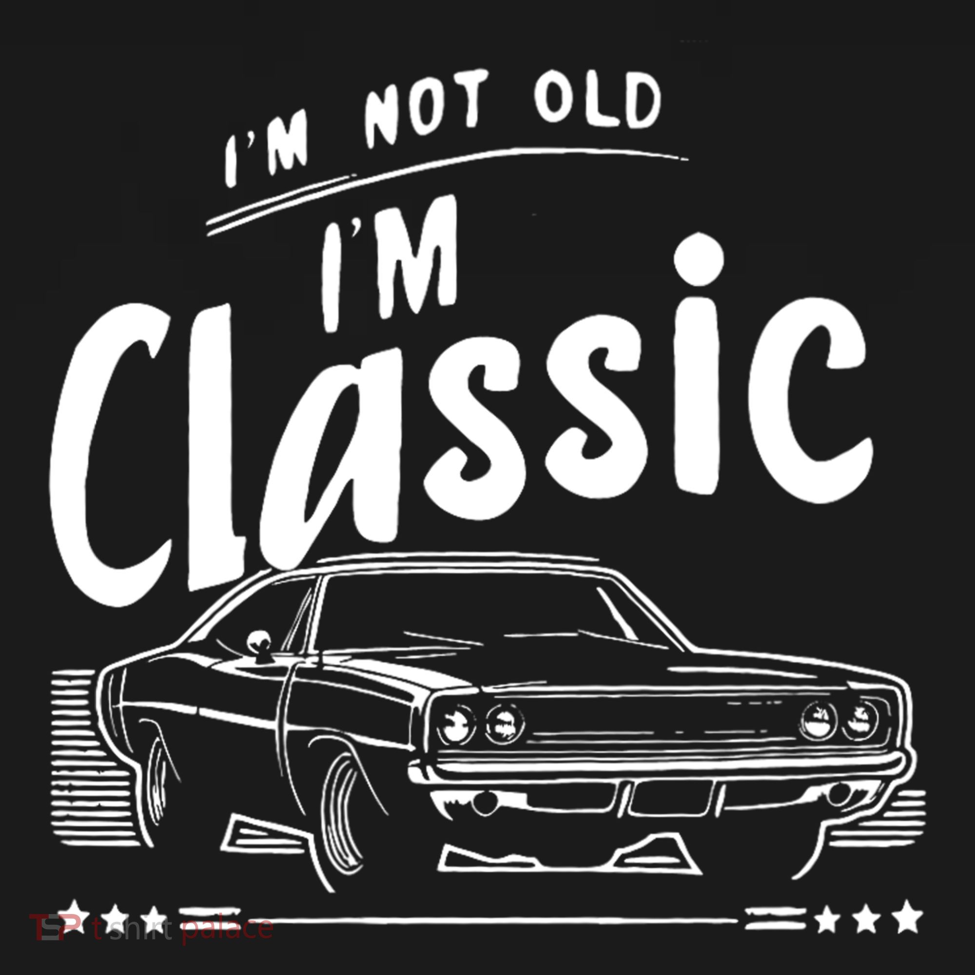 IM Not Old IM Classic Funny Car Graphic Women's Hoodie