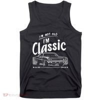 IM Not Old IM Classic Funny Car Graphic Tank Top thumb 0