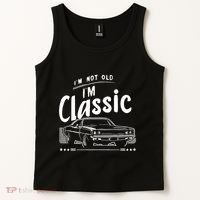 IM Not Old IM Classic Funny Car Graphic Tank Top thumb 2