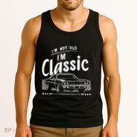IM Not Old IM Classic Funny Car Graphic Tank Top thumb 3