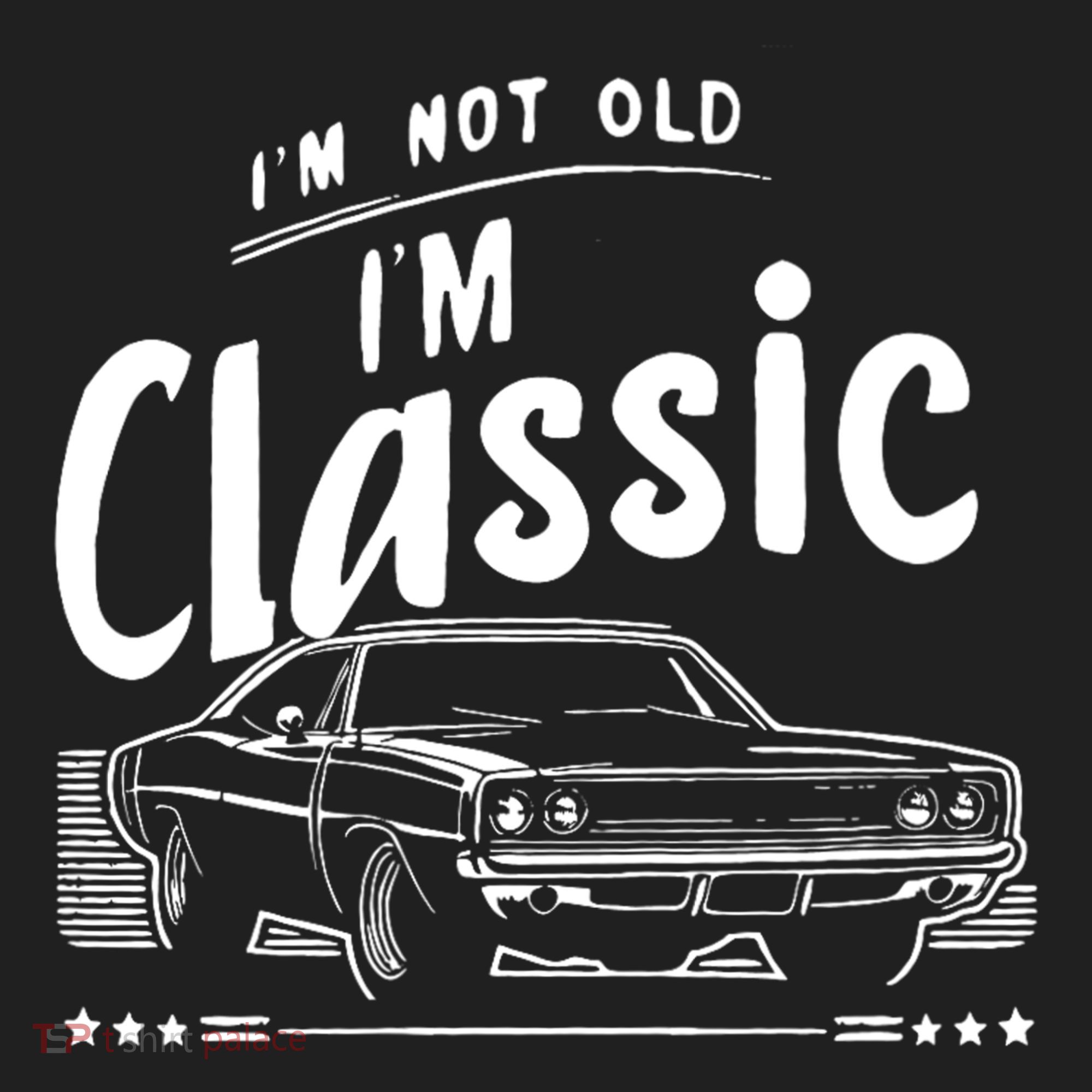 IM Not Old IM Classic Funny Car Graphic Golf Towel