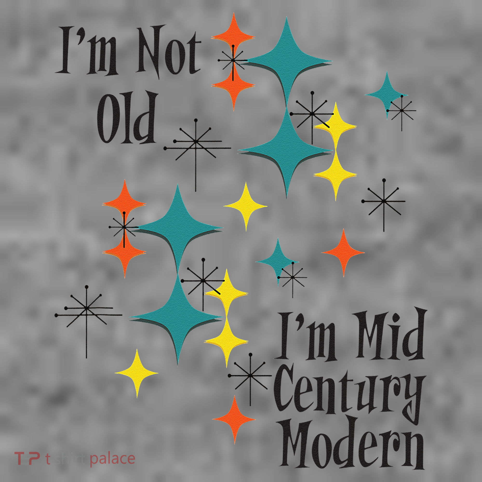 I'm Not Old I'm Mid Century Modern Space Age Birthday Funny Toddler Hoodie