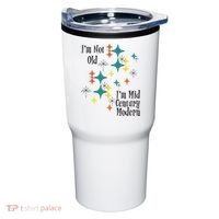 I'm Not Old I'm Mid Century Modern Space Age Birthday Funny Tumbler thumb 0
