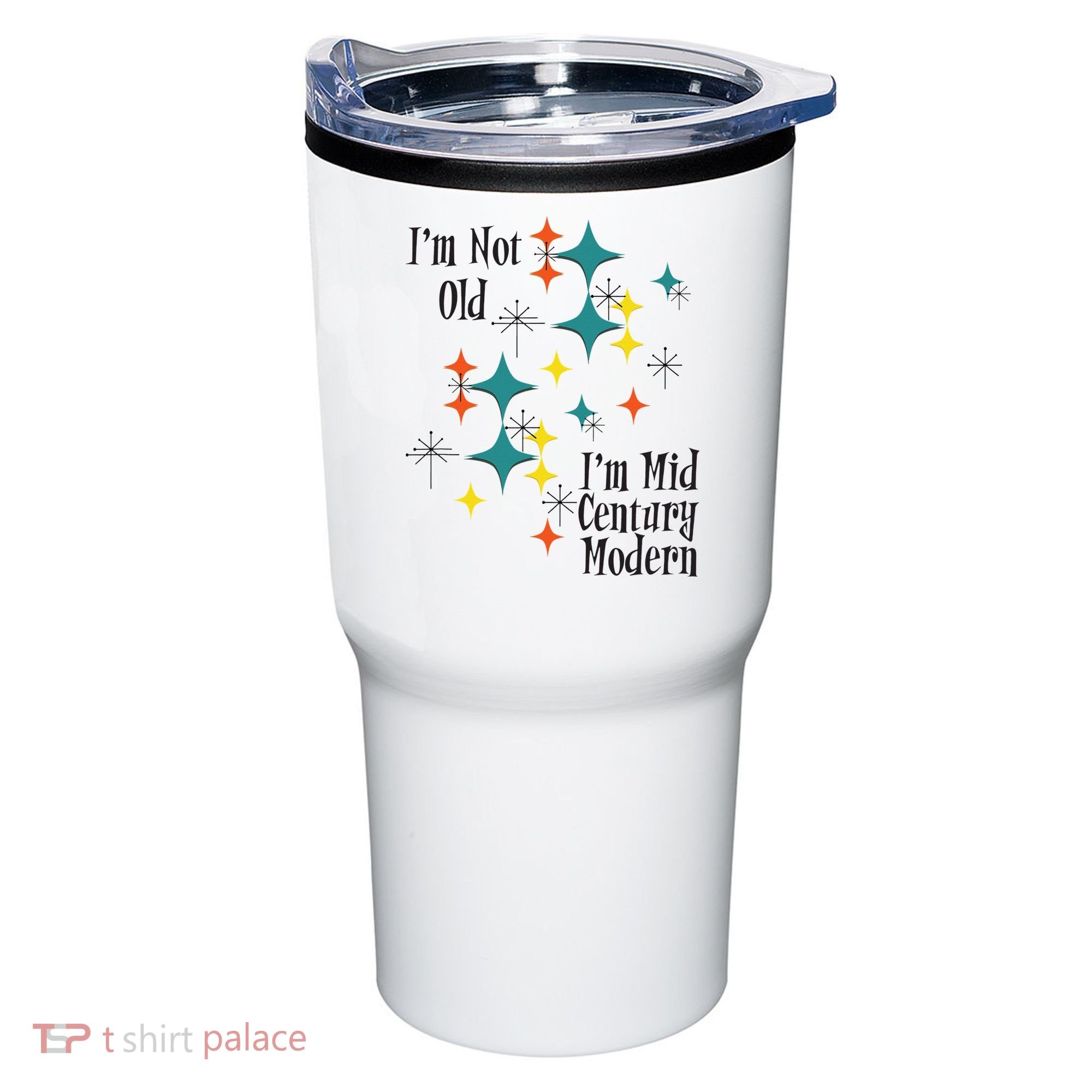 I'm Not Old I'm Mid Century Modern Space Age Birthday Funny Tumbler