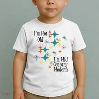 I'm Not Old I'm Mid Century Modern Space Age Birthday Funny Toddler T-Shirt thumb 2