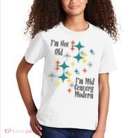 I'm Not Old I'm Mid Century Modern Space Age Birthday Funny Kids T-Shirt thumb 2