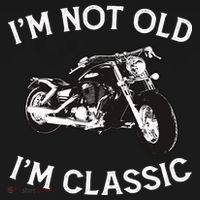 I'm Not Old I'm Classic Funny Motorcycle Graphic Sweatshirt thumb 3