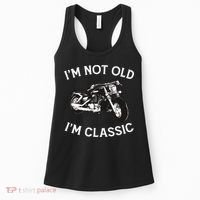 I'm Not Old I'm Classic Funny Motorcycle Graphic Women's Tank Top thumb 0