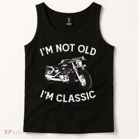 I'm Not Old I'm Classic Funny Motorcycle Graphic Tank Top thumb 2