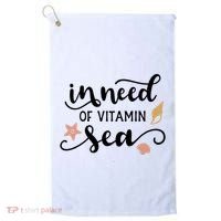 In Need Of Vitamin Sea Golf Towel thumb 0