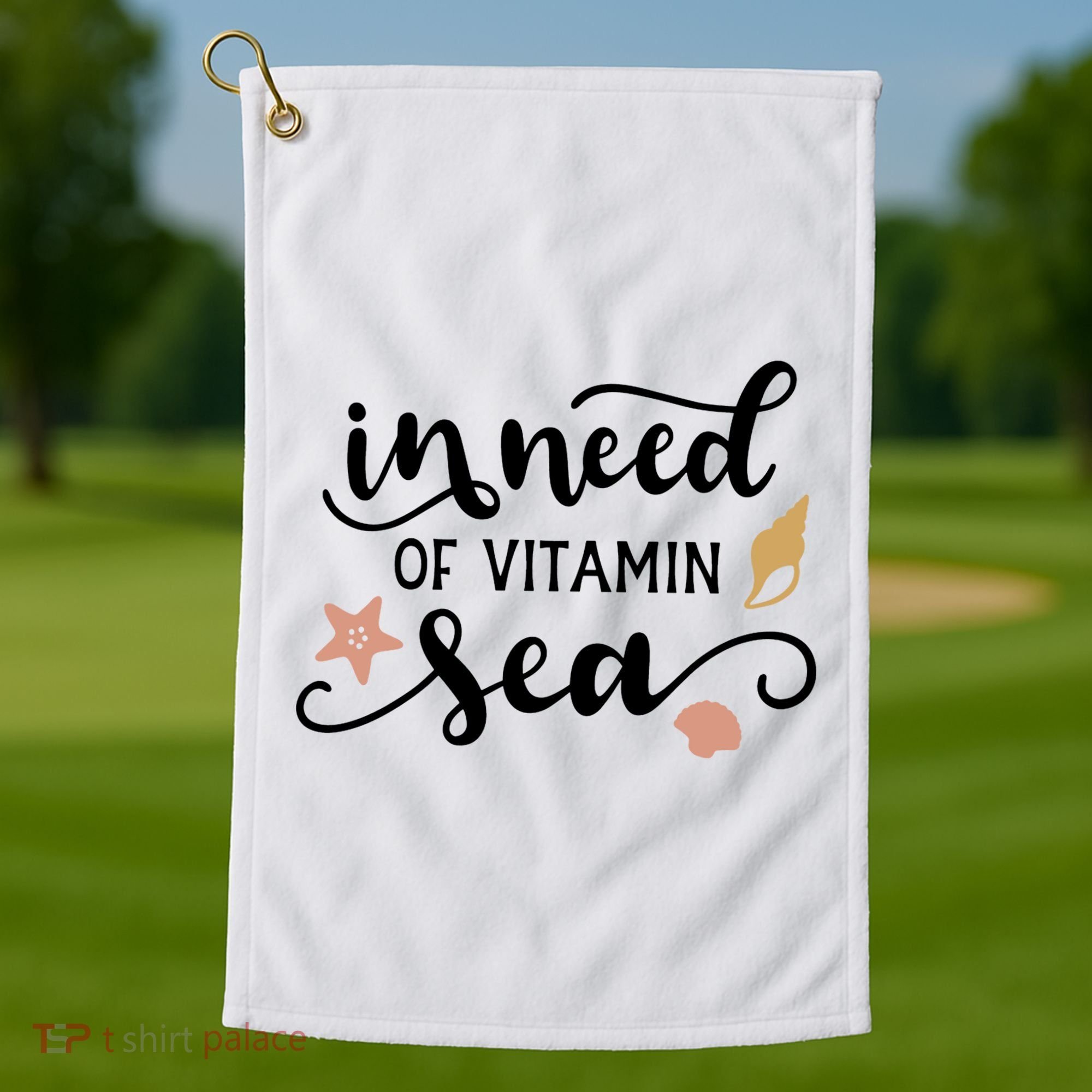 In Need Of Vitamin Sea Golf Towel