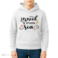 In Need Of Vitamin Sea Kids Hoodie thumb 4