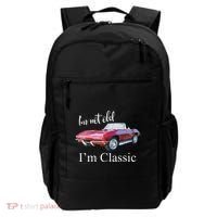I'm Not Old I'm Classic Retro Muscle Car Cool Birthday Backpack thumb 0