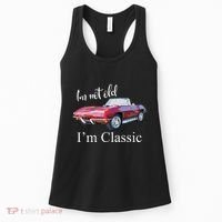 I'm Not Old I'm Classic Retro Muscle Car Cool Birthday Women's Tank Top thumb 0