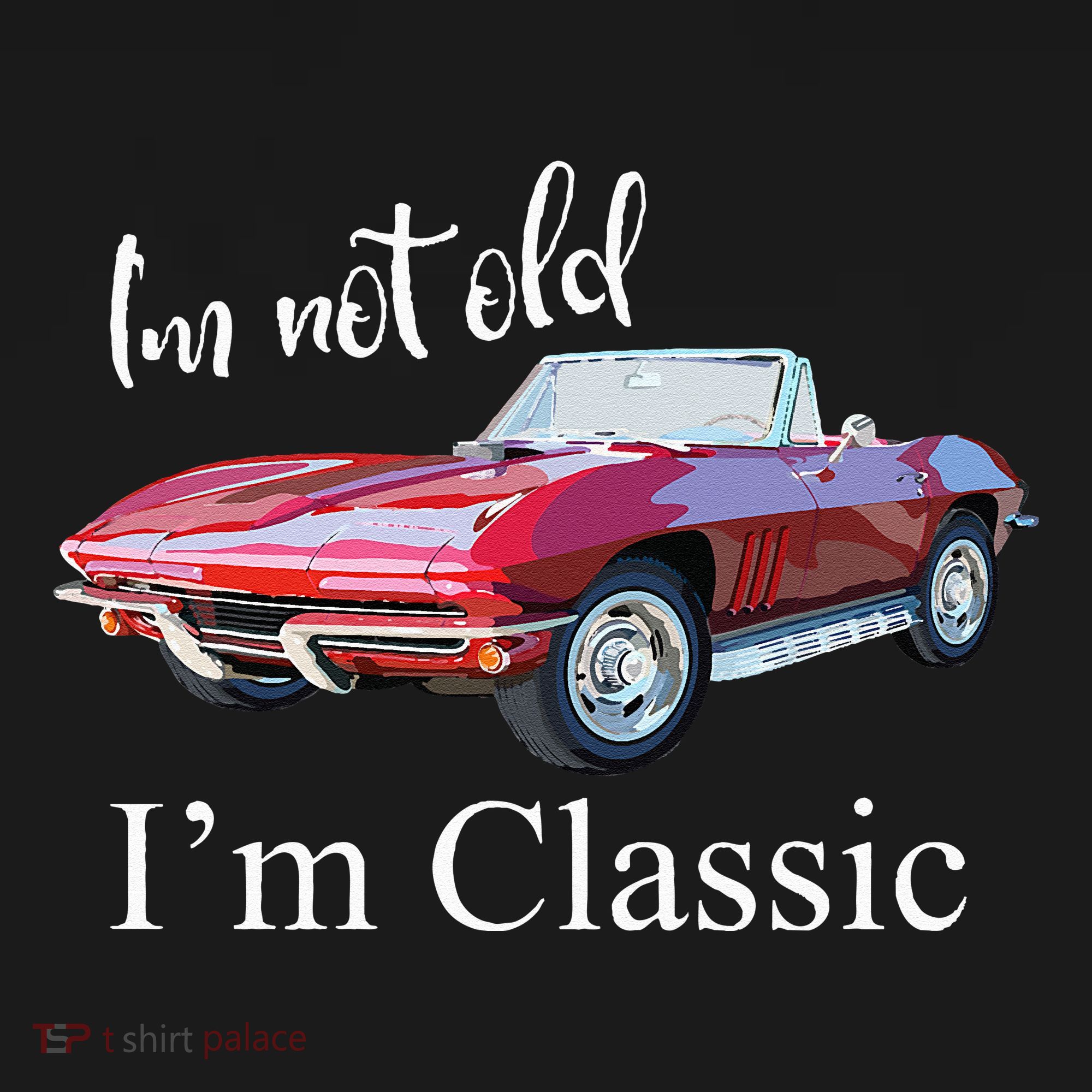 I'm Not Old I'm Classic Retro Muscle Car Cool Birthday Women's Tank Top