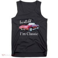 I'm Not Old I'm Classic Retro Muscle Car Cool Birthday Tank Top thumb 0