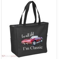 I'm Not Old I'm Classic Retro Muscle Car Cool Birthday Tote Bag thumb 2