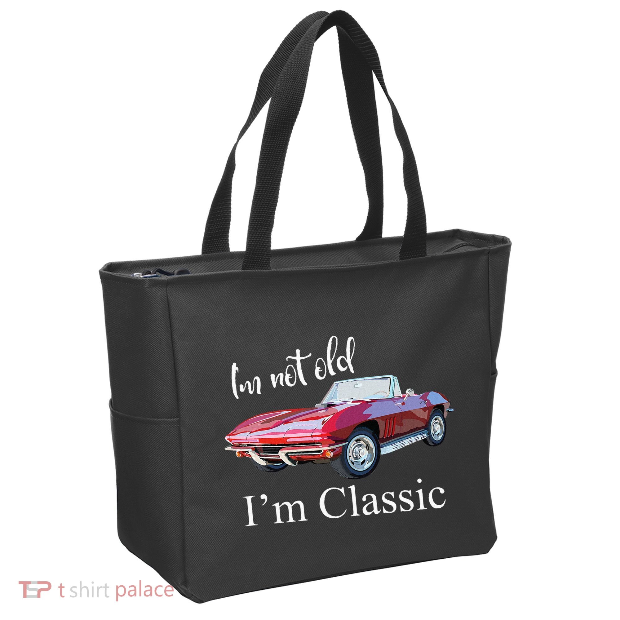 I'm Not Old I'm Classic Retro Muscle Car Cool Birthday Tote Bag