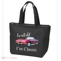 I'm Not Old I'm Classic Retro Muscle Car Cool Birthday Tote Bag thumb 3