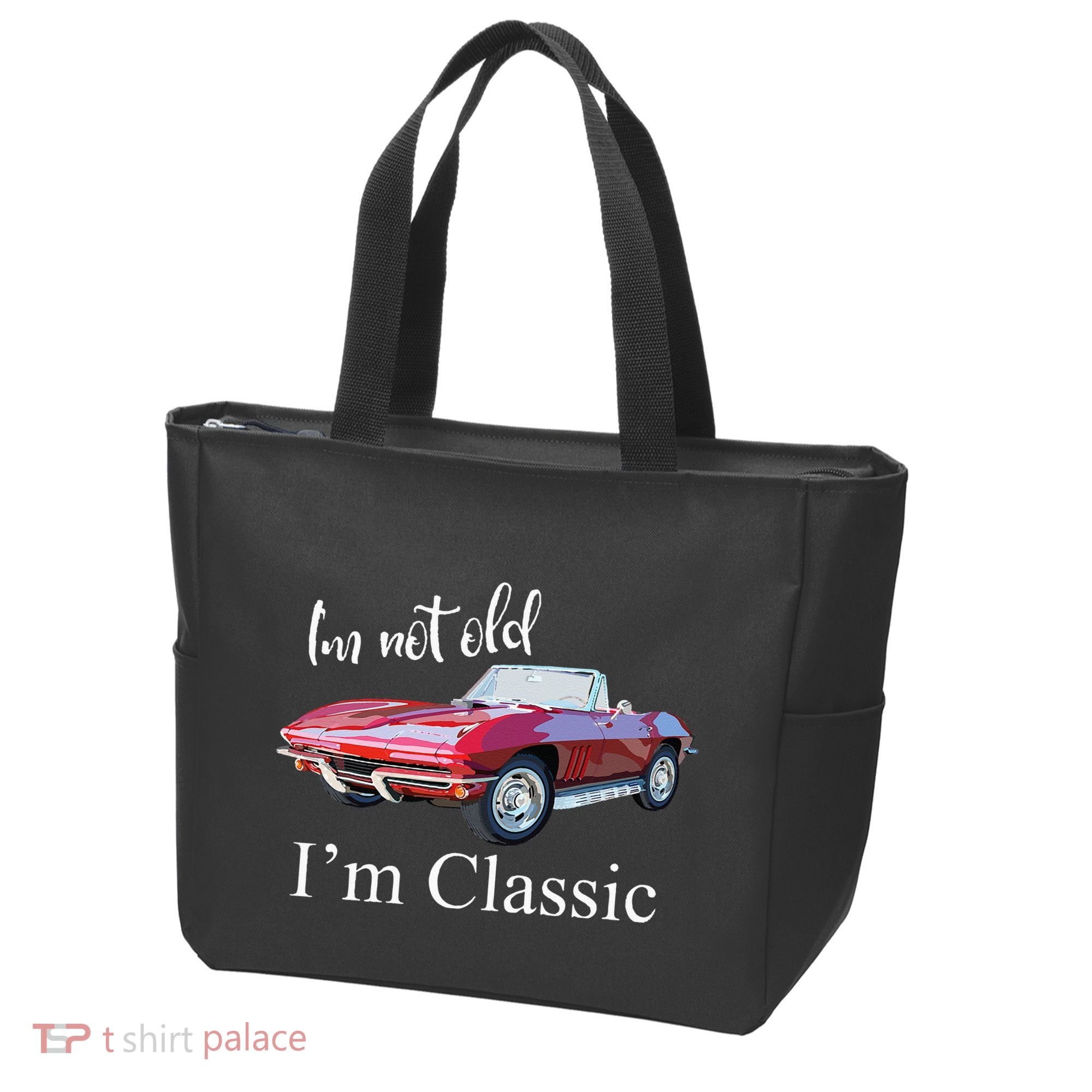 I'm Not Old I'm Classic Retro Muscle Car Cool Birthday Tote Bag