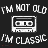 I'm Not Old I'm Classic Funny Birthday Retro Cassette Tape Funny Gift Women's Sweatshirt thumb 2