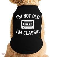 I'm Not Old I'm Classic Funny Birthday Retro Cassette Tape Funny Gift Doggie Tank thumb 0