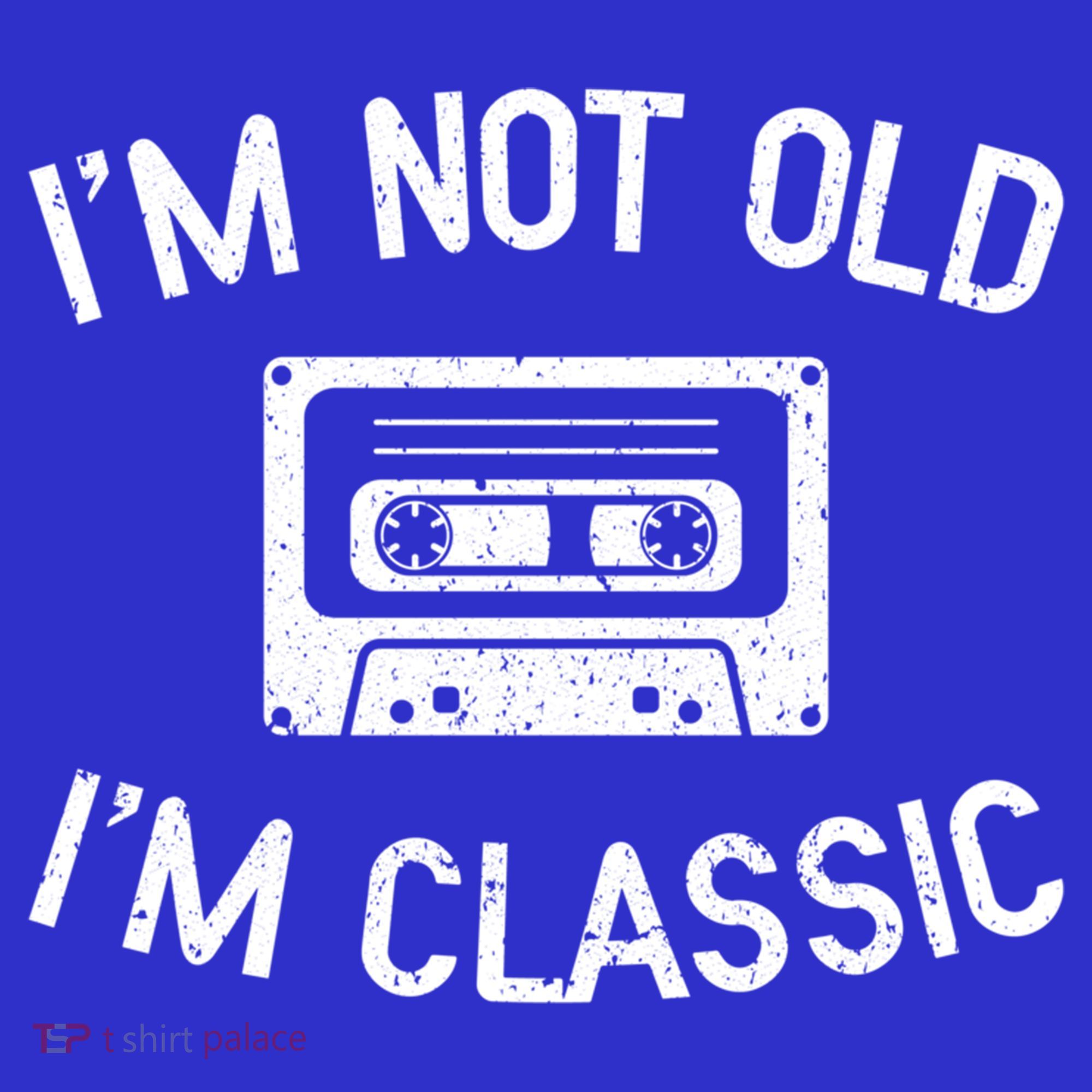 I'm Not Old I'm Classic Funny Birthday Retro Cassette Tape Funny Gift Women's Tank Top