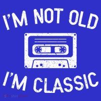 I'm Not Old I'm Classic Funny Birthday Retro Cassette Tape Funny Gift Baby Bodysuit thumb 2