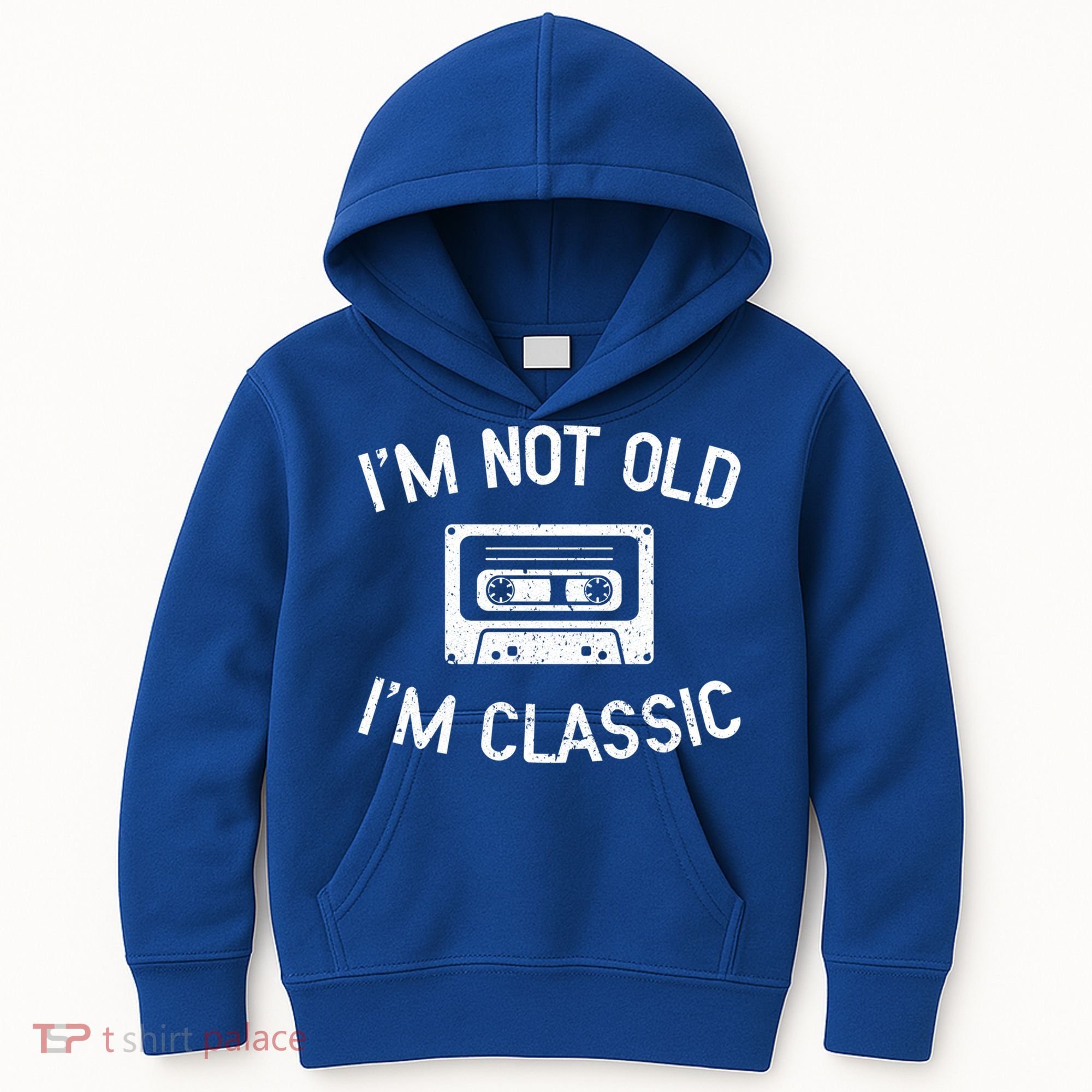 I'm Not Old I'm Classic Funny Birthday Retro Cassette Tape Funny Gift Kids Hoodie