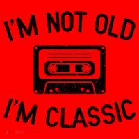 I'm Not Old I'm Classic Funny Birthday Retro Cassette Tape Funny Gift Santa Hat thumb 1