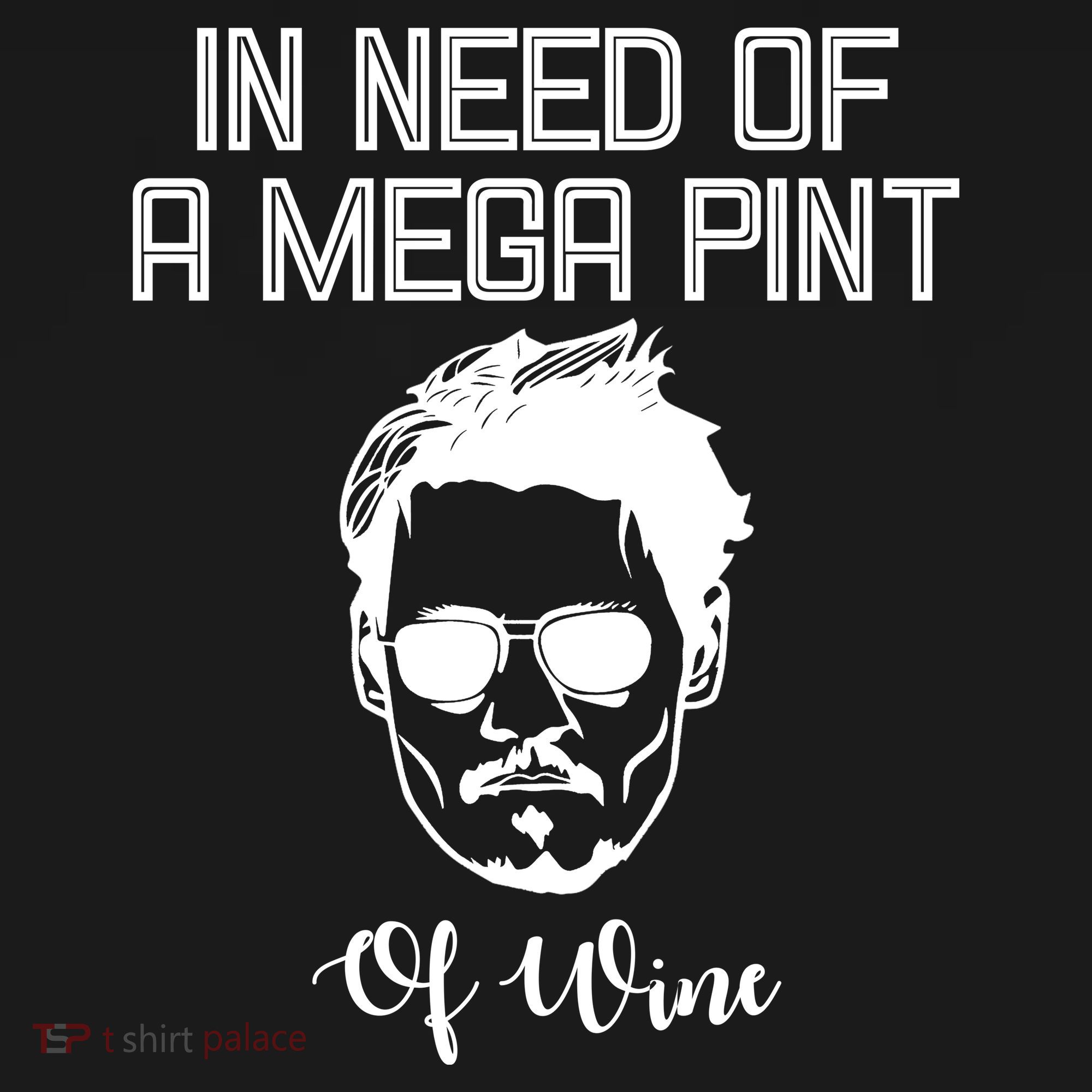In Need Of A Mega Pint Of Wine Funny Coaster