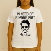 In Need Of A Mega Pint Of Wine Funny T-Shirt thumb 4