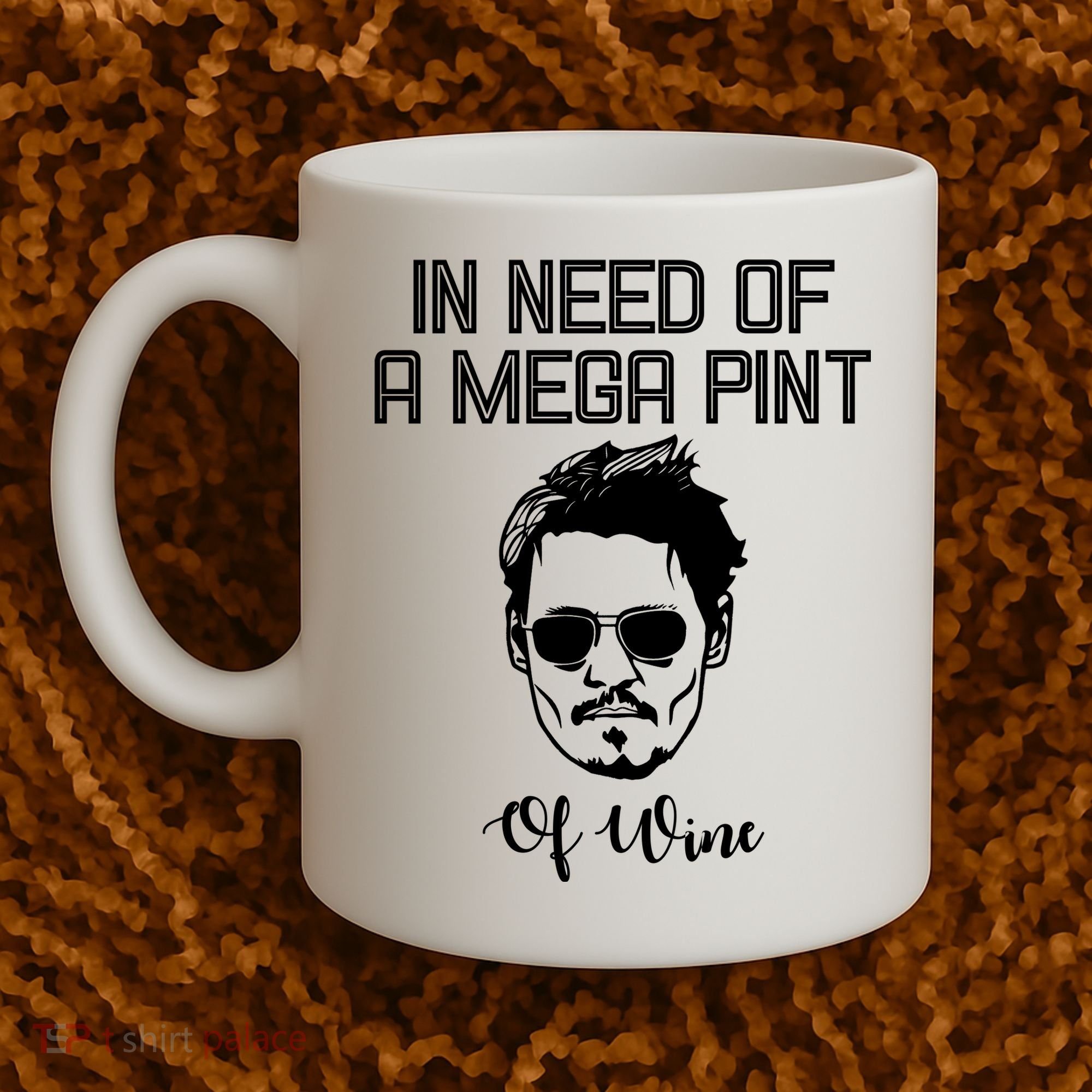 In Need Of A Mega Pint Of Wine Funny Coffee Mug