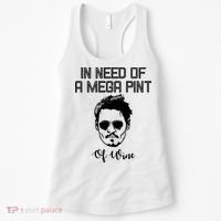 In Need Of A Mega Pint Of Wine Funny Women's Tank Top thumb 0